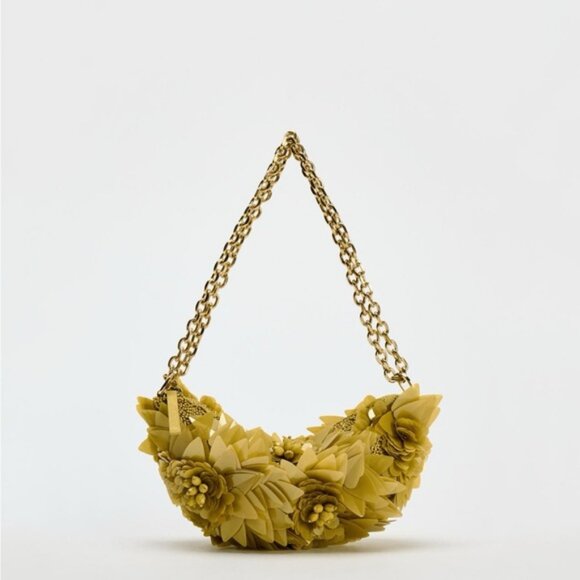 ZARA BEADED SHOULDER BAG
